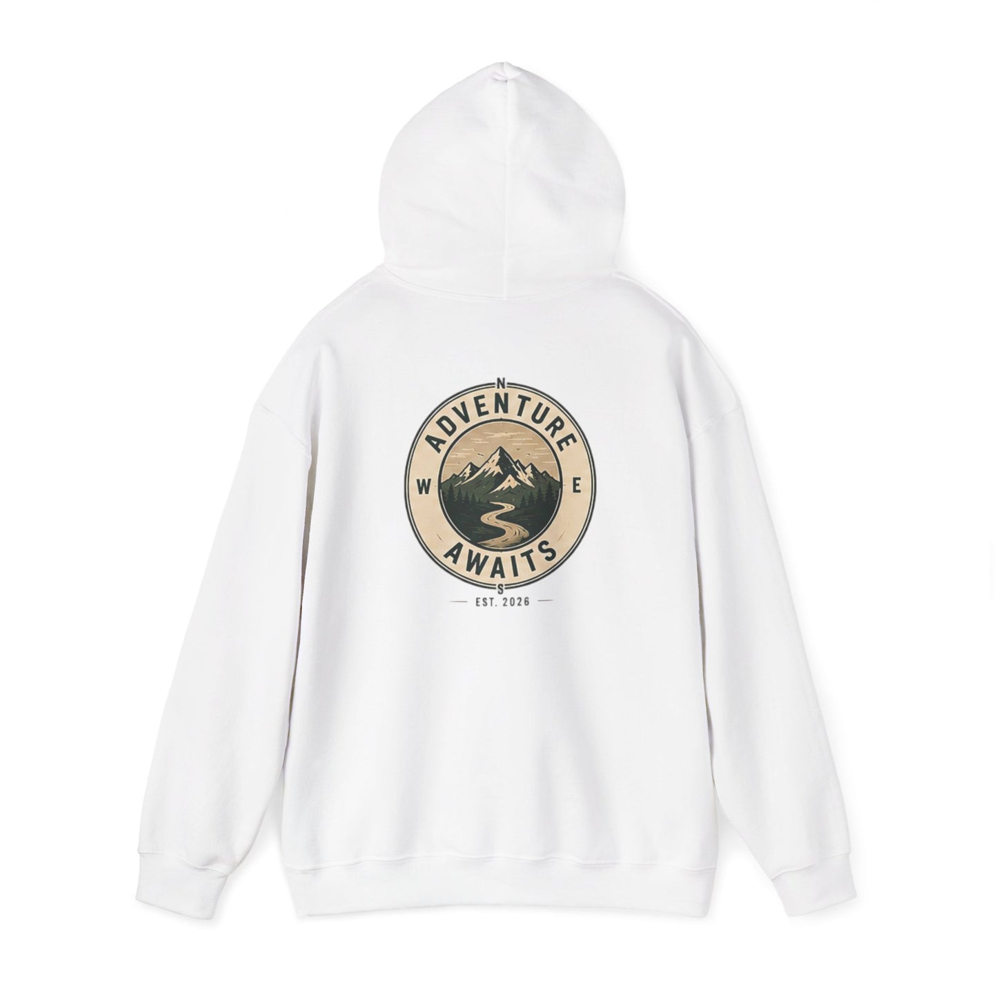 Northbound “Adventure Awaits” Premium Hooded Sweatshirt