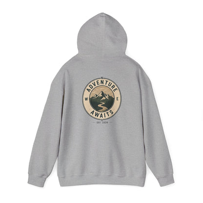 Northbound “Adventure Awaits” Premium Hooded Sweatshirt