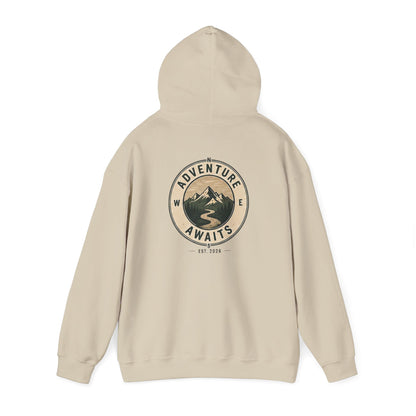 Northbound “Adventure Awaits” Premium Hooded Sweatshirt