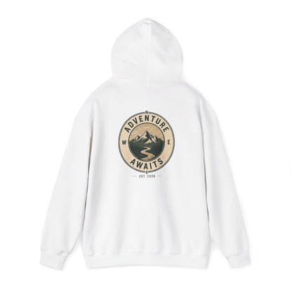 Northbound “Adventure Awaits” Premium Hooded Sweatshirt